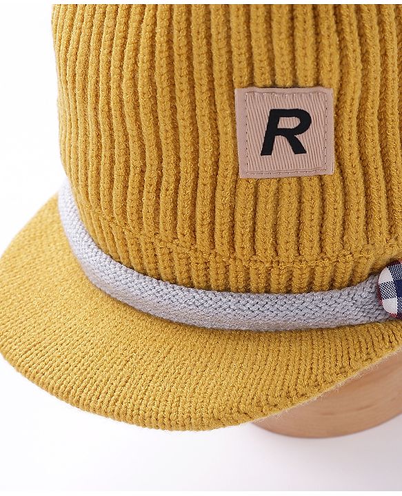 Babyhug Woollen Cap Brown  - Diameter 12 cm