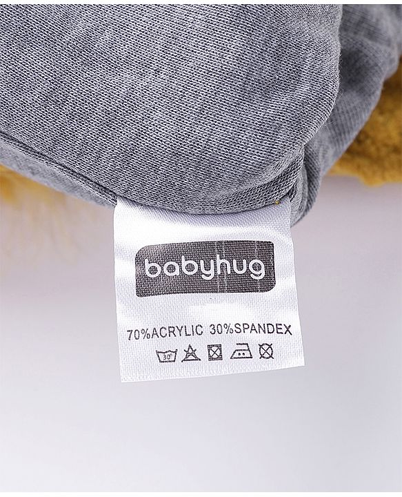 Babyhug Woollen Cap Brown  - Diameter 12 cm