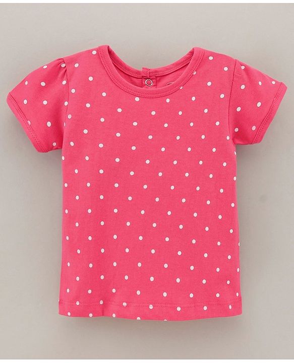 Babyhug 100% Cotton Frock with  Half Sleeves Inner Tee Floral Embroidery - Aqua Blue
