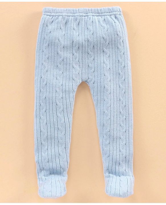 Babyhug Footed Bootie Leggings - Grey