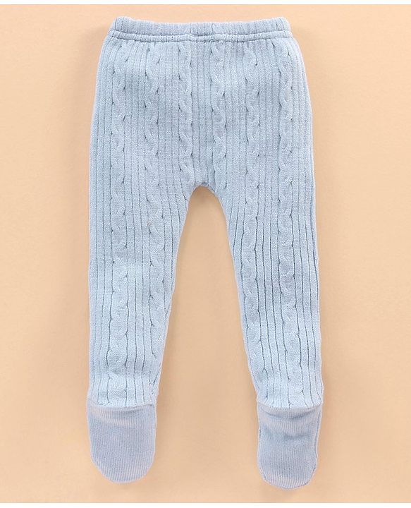 Babyhug Footed Bootie Leggings - Grey