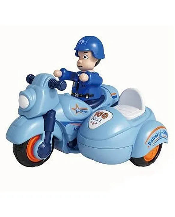 PLUSPOINT Friction Powered Toy Police Bike (Color may vary) for (3-8Years)  Online India, Buy at  - 11181511