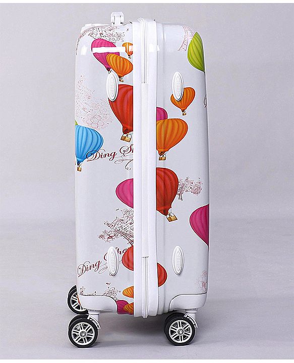 Pine Kids Trolley Luggage Bags White - 22 inch