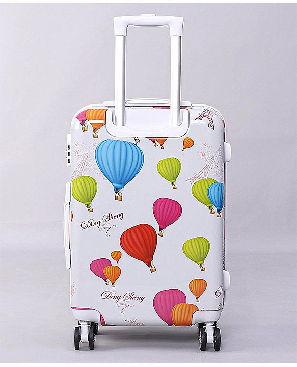 Pine Kids Trolley Luggage Bags White - 22 inch