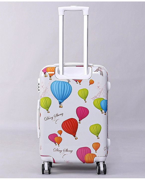 Pine Kids Trolley Luggage Bags White - 22 inch