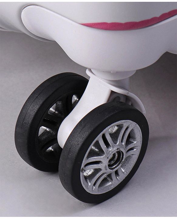 Pine Kids Trolley Luggage Bags White - 22 inch