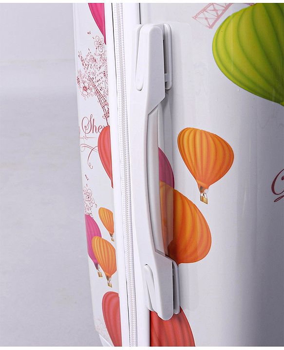 Pine Kids Trolley Luggage Bags White - 22 inch