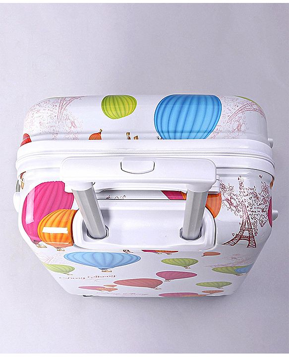 Pine Kids Trolley Luggage Bags White - 22 inch