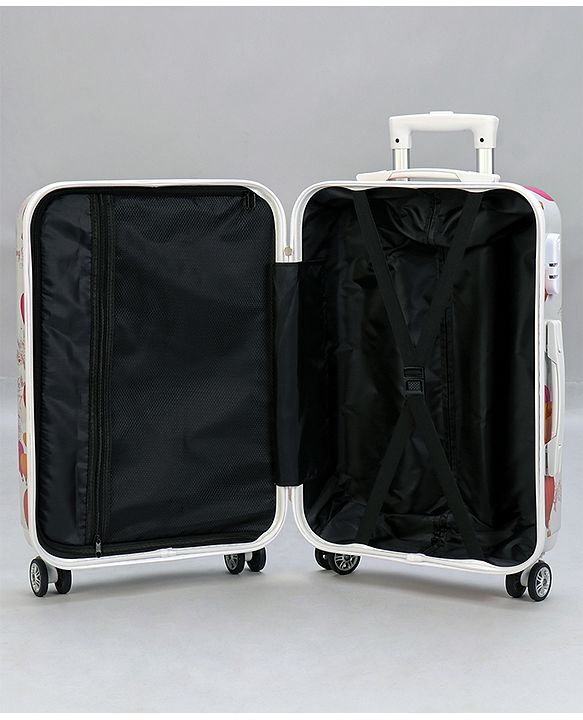 Pine Kids Trolley Luggage Bags White - 22 inch