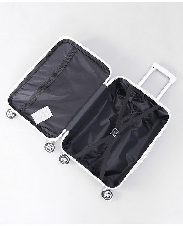 Pine Kids Trolley Luggage Bags Brown - 22 inch| Shock Resistant| Telescopic Handle| Water Resistant| Easy Zipper Closure| Durable Wheels| Number Lock