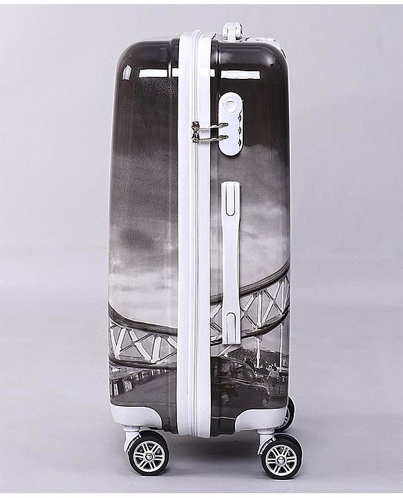 Pine Kids Trolley Luggage Bags Black - 22 inch