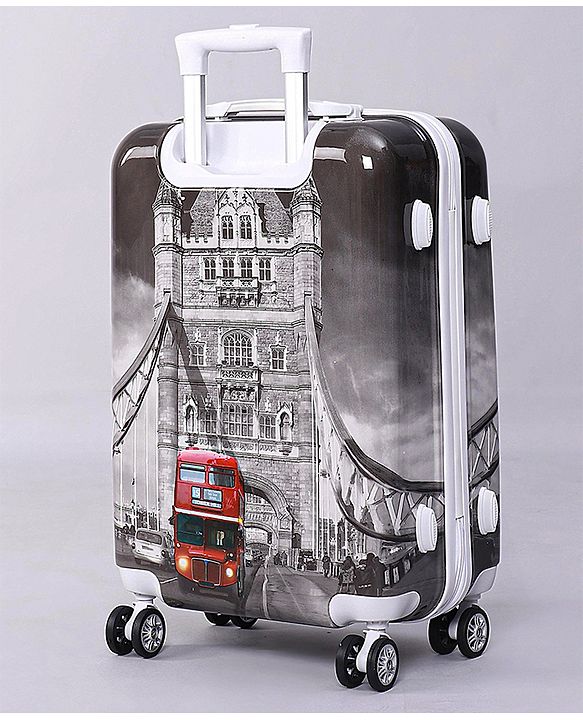 Pine Kids Trolley Luggage Bags Black - 22 inch