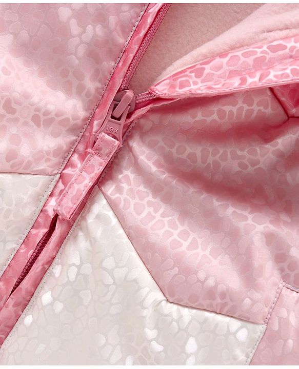 Babyhug Full Sleeves Hooded Jacket - Pink