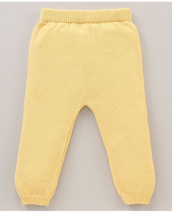 Babyhug 100% Organic Cotton Full Sleeves Sweater Set Schifilli Design - Yellow