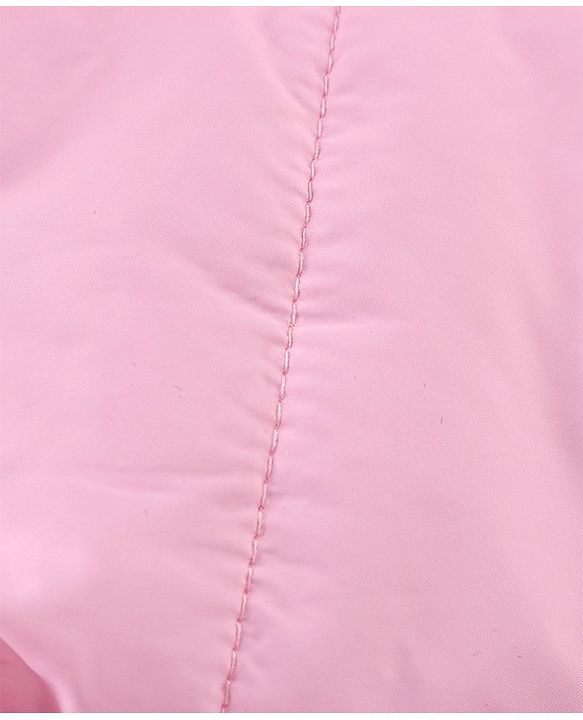 Babyhug Full Sleeves Hooded Fashion Heavy Winter Solid Color Jacket - Pink