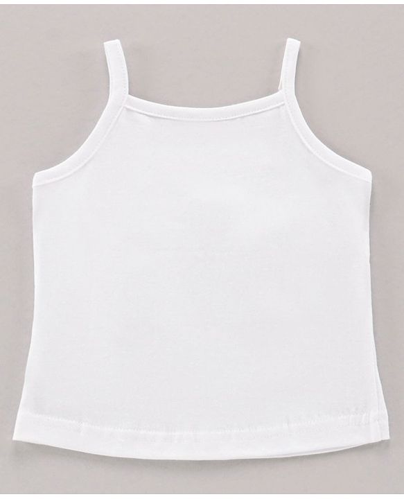 Babyhug 100% Cotton Sleeveless Slips Pack of 3 - White