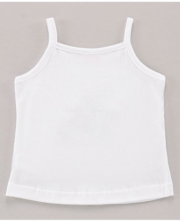 Babyhug 100% Cotton Sleeveless Slips Pack of 3 - White