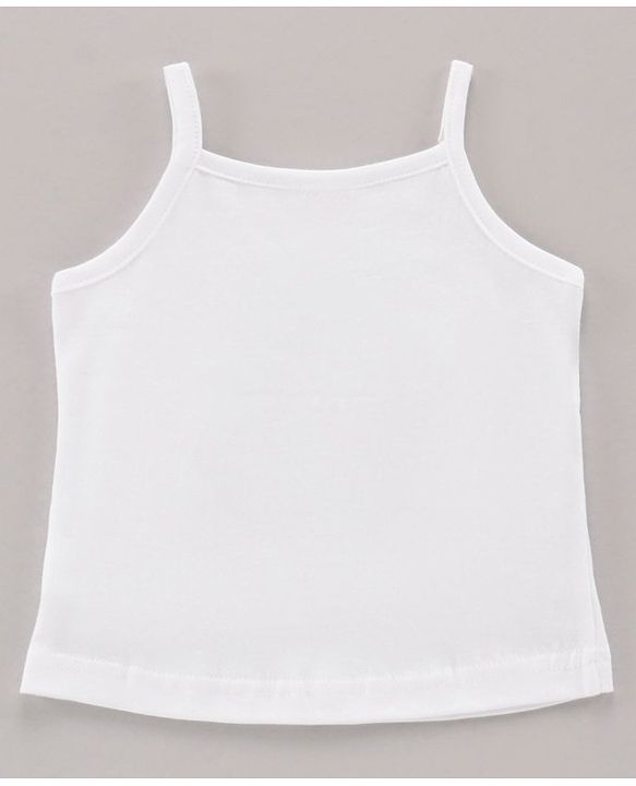 Babyhug 100% Cotton Sleeveless Slips Pack of 3 - White