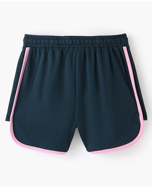 Pine Active Super Stretch Half Sleeves T-Shirt & Shorts Set Pink & Black