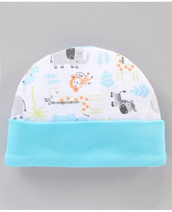 Babyhug 100% Cotton Clothing Gift Set Car Print Pack of 6 - Blue