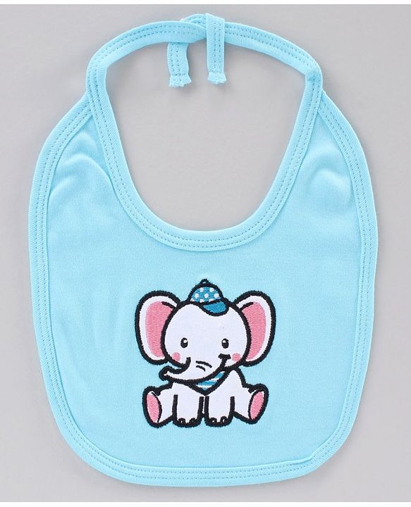 Babyhug 100% Cotton Clothing Gift Set Elephant Print Pack of 8 - Blue