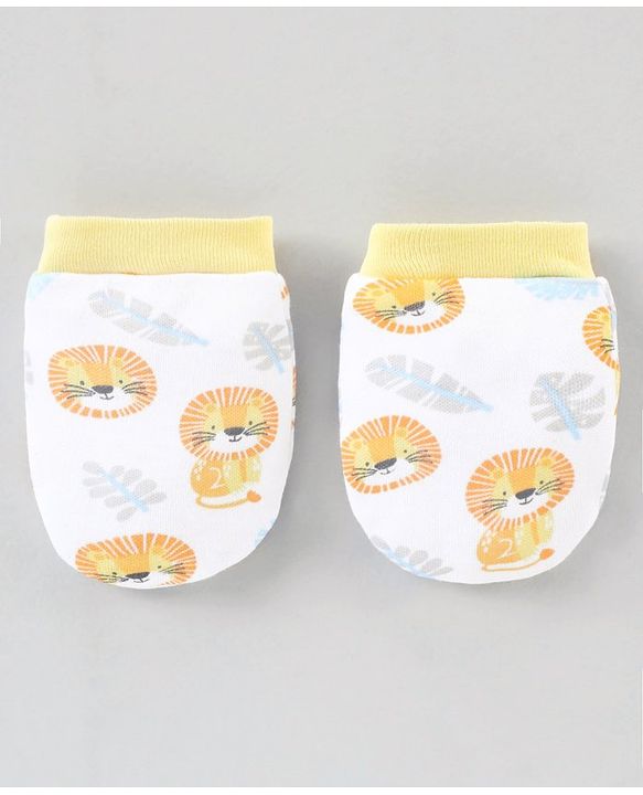 Babyhug 100% Cotton Clothing Gift Set Elephant Print Pack of 8 - Blue