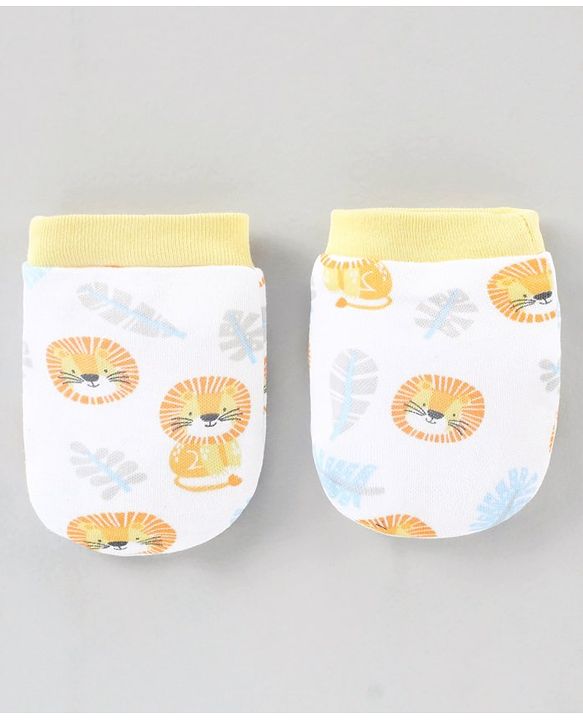 Babyhug 100% Cotton Clothing Gift Set Elephant Print Pack of 8 - Blue