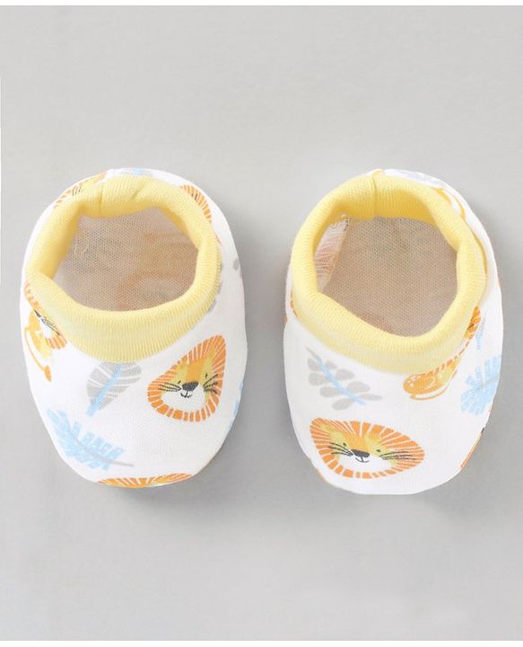 Babyhug 100% Cotton Clothing Gift Set Elephant Print Pack of 8 - Blue
