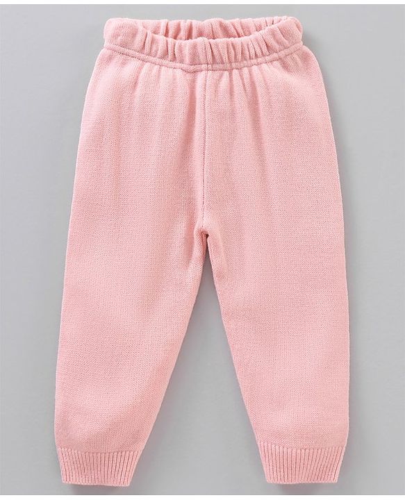Babyhug Full Sleeves Sweater Set Argyle Design - Pink