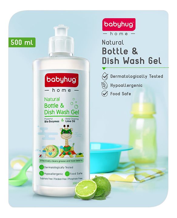 Babyhug Home Natural Dishwash Gel - 500 ml