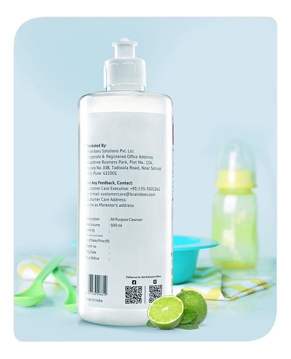 Babyhug Home Natural Dishwash Gel - 500 ml