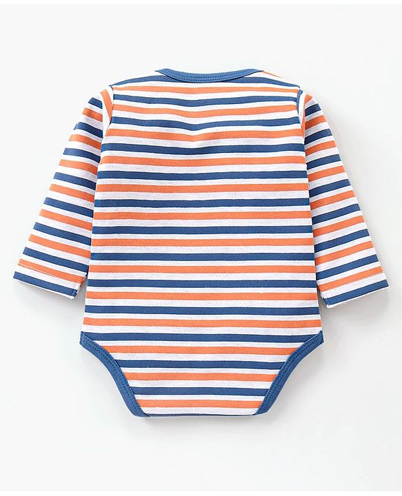 Babyhug 100% Cotton Full Sleeves Onesie Pack of 7 - Multicolor