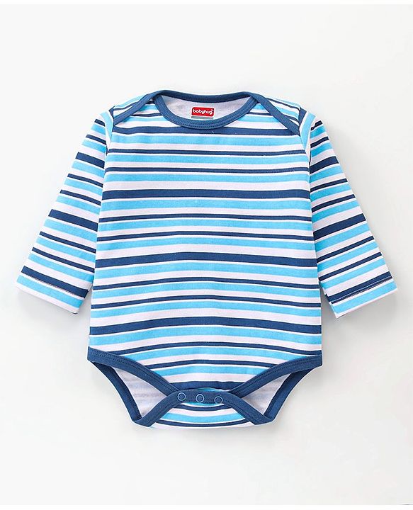 Babyhug 100% Cotton Full Sleeves Onesie Pack of 7 - Multicolor