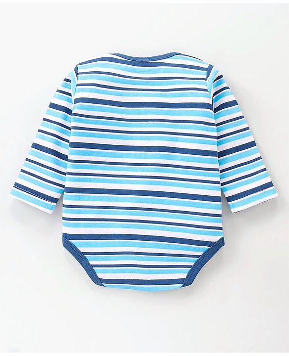 Babyhug 100% Cotton Full Sleeves Onesie Pack of 7 - Multicolor