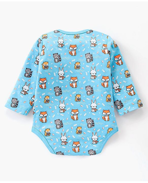 Babyhug 100% Cotton Full Sleeves Onesie Pack of 7 - Multicolor