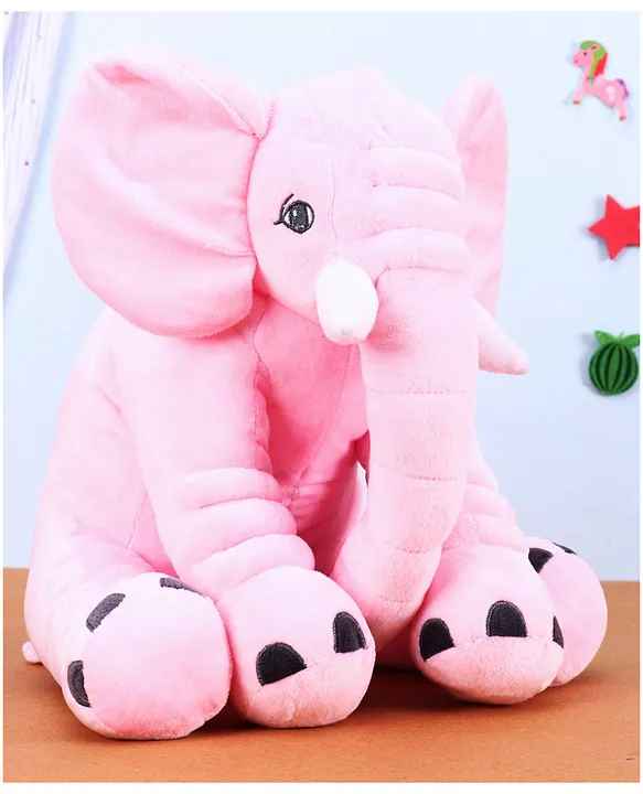 Pink elephant best sale baby toy