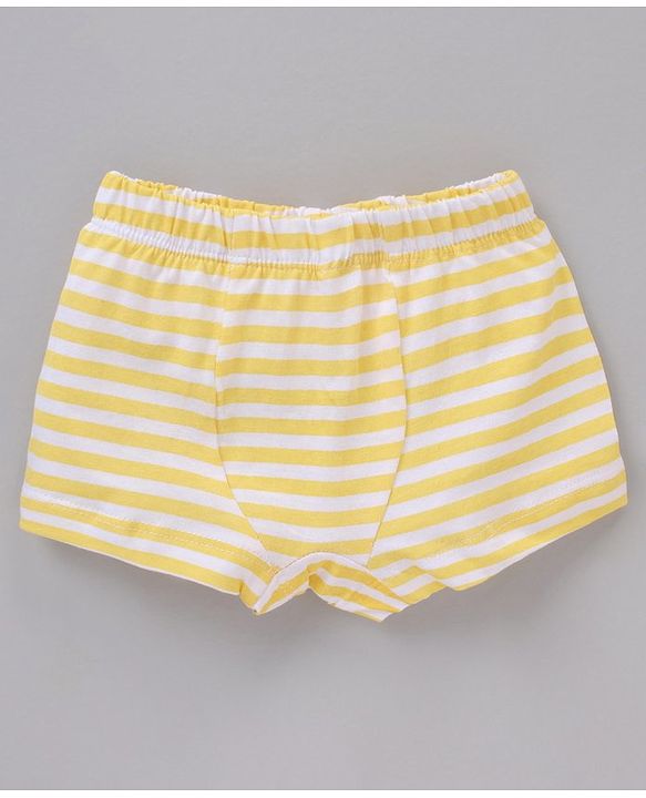 Babyhug 100% Cotton Briefs Stripes & Animal Print Pack of 3- Multicolor