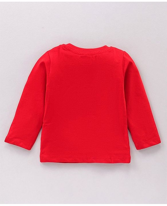 Babyhug Full Sleeves Tees Text Print Pack of 5 - Multicolor