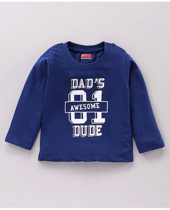 Babyhug Full Sleeves Tees Text Print Pack of 5 - Multicolor