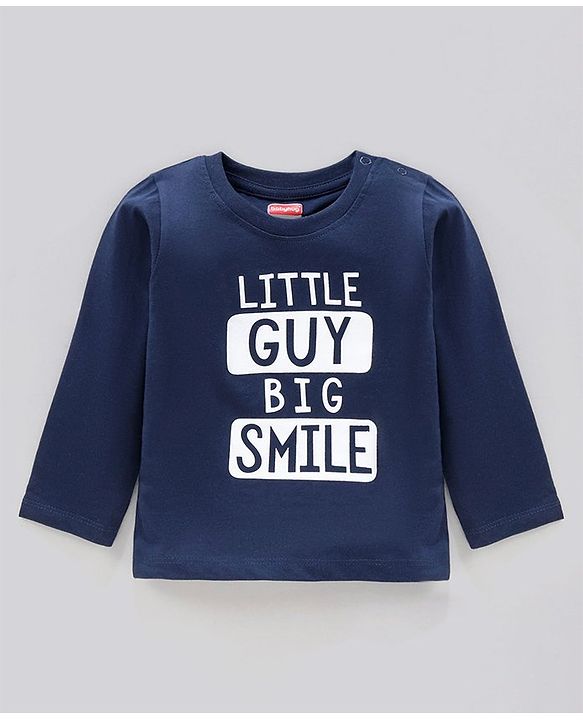 Babyhug Full Sleeves Cotton T-Shirts Printed Pack of 5- Multicolor