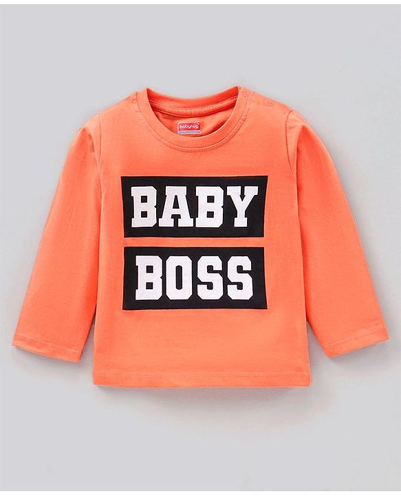 Babyhug Full Sleeves Cotton T-Shirts Printed Pack of 5- Multicolor
