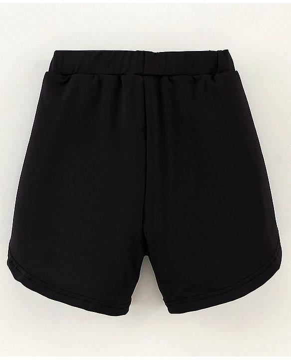 Pine Active High stretch Solid Shorts with Inner Tights - Black