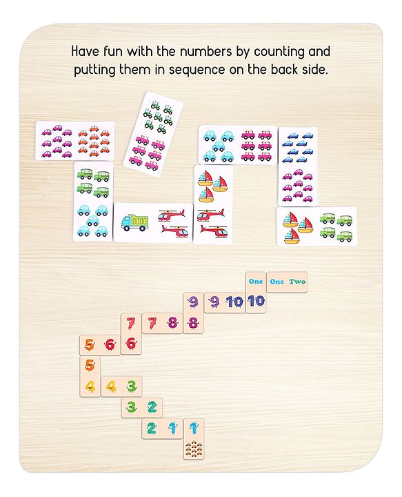 Babyhug Domino Double Sided Puzzle Set of Vehicles - 30 Pieces