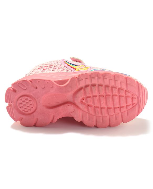 Cute Walk by Babyhug Velcro Closure Sneakers - Pink