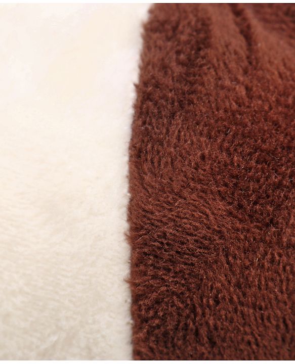 Babyhug Dog Soft Toy White and Brown - Height 35 cm