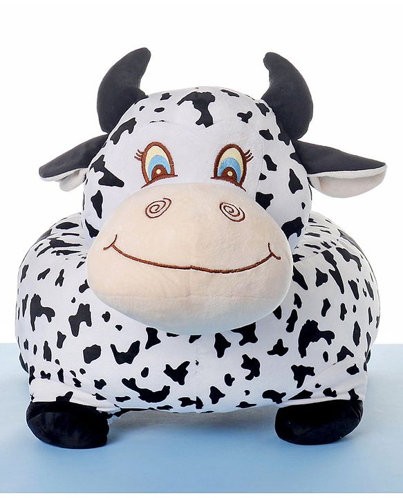 Babyhug Cow Shaped Soft Seat Chair - White