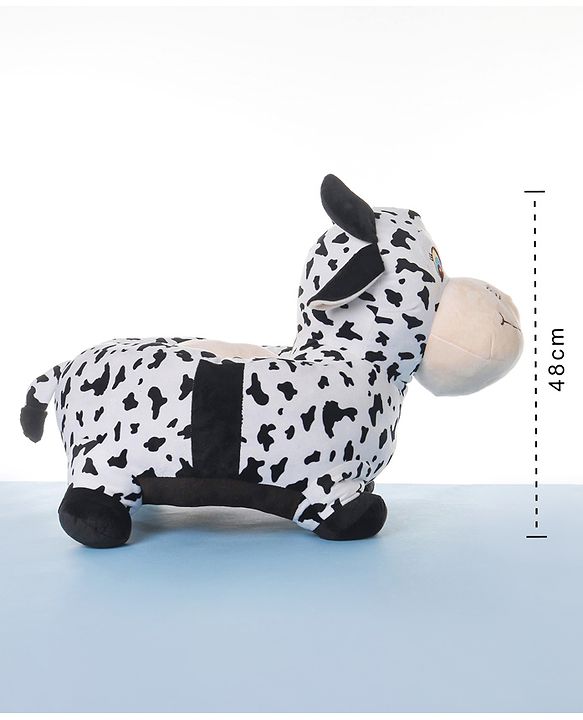 Babyhug Cow Shaped Soft Seat Chair - White