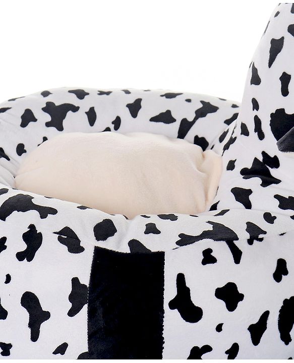 Babyhug Cow Shaped Soft Seat Chair - White