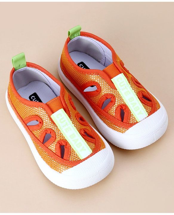 Cute Walk by Babyhug Casual Shoes - Orange