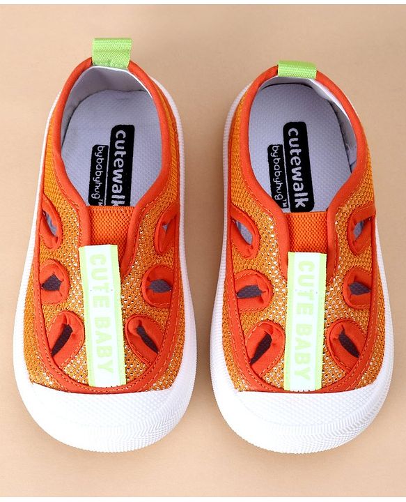 Cute Walk by Babyhug Casual Shoes - Orange
